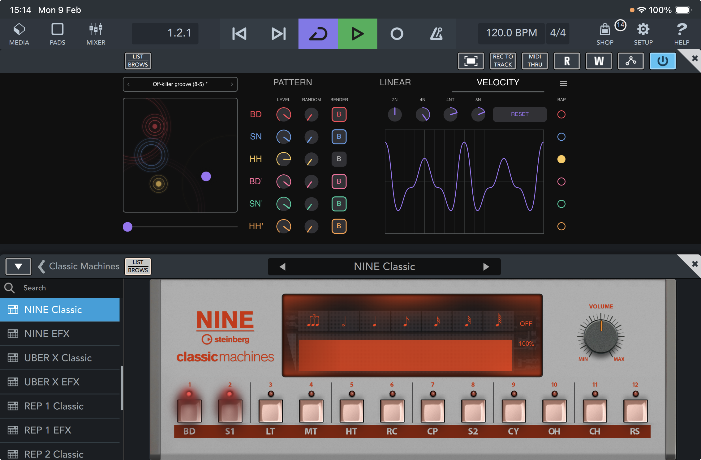 Augmatic GRE in Cubasis